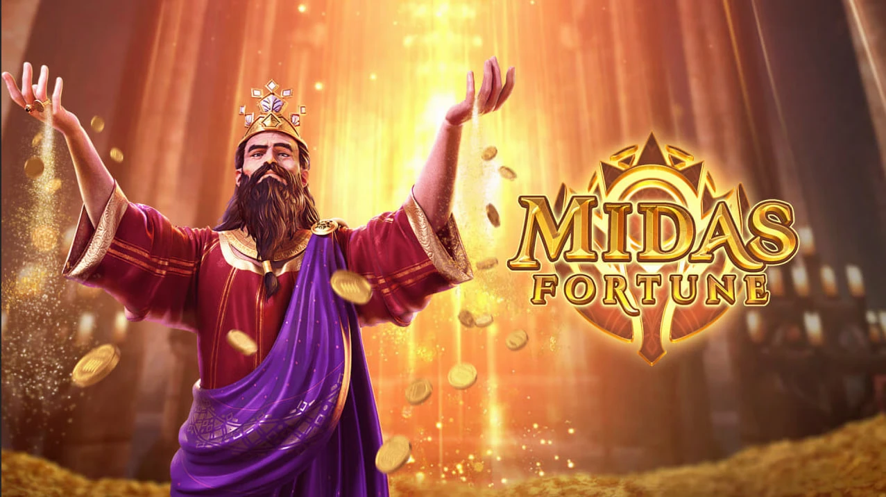 Tela de jogo do Midas Fortune